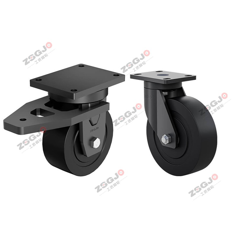 工匠特重型脚轮MC尼龙轮承重3-4吨可定制